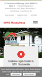Mobile Screenshot of miwe-massivhaus.de